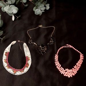 BUNDLE 💛 3 Statement Necklaces